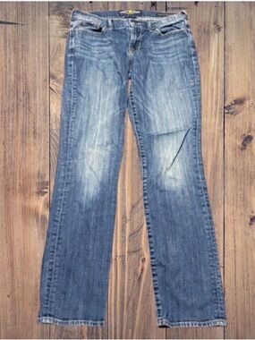 Lucky Brand Jeans Womens 4/27 Sweet'n Straight Blue Wash Measures 29x31